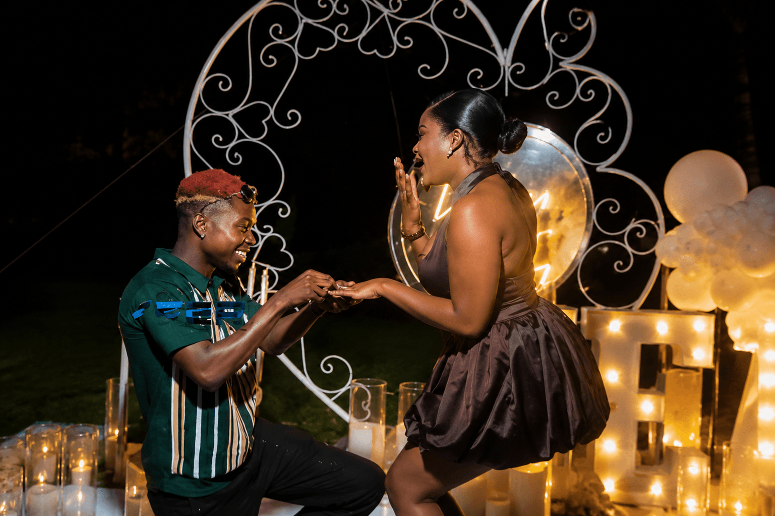 Peller Proposes Marriage to Jarvis at La Palm Royal Beach Hotel